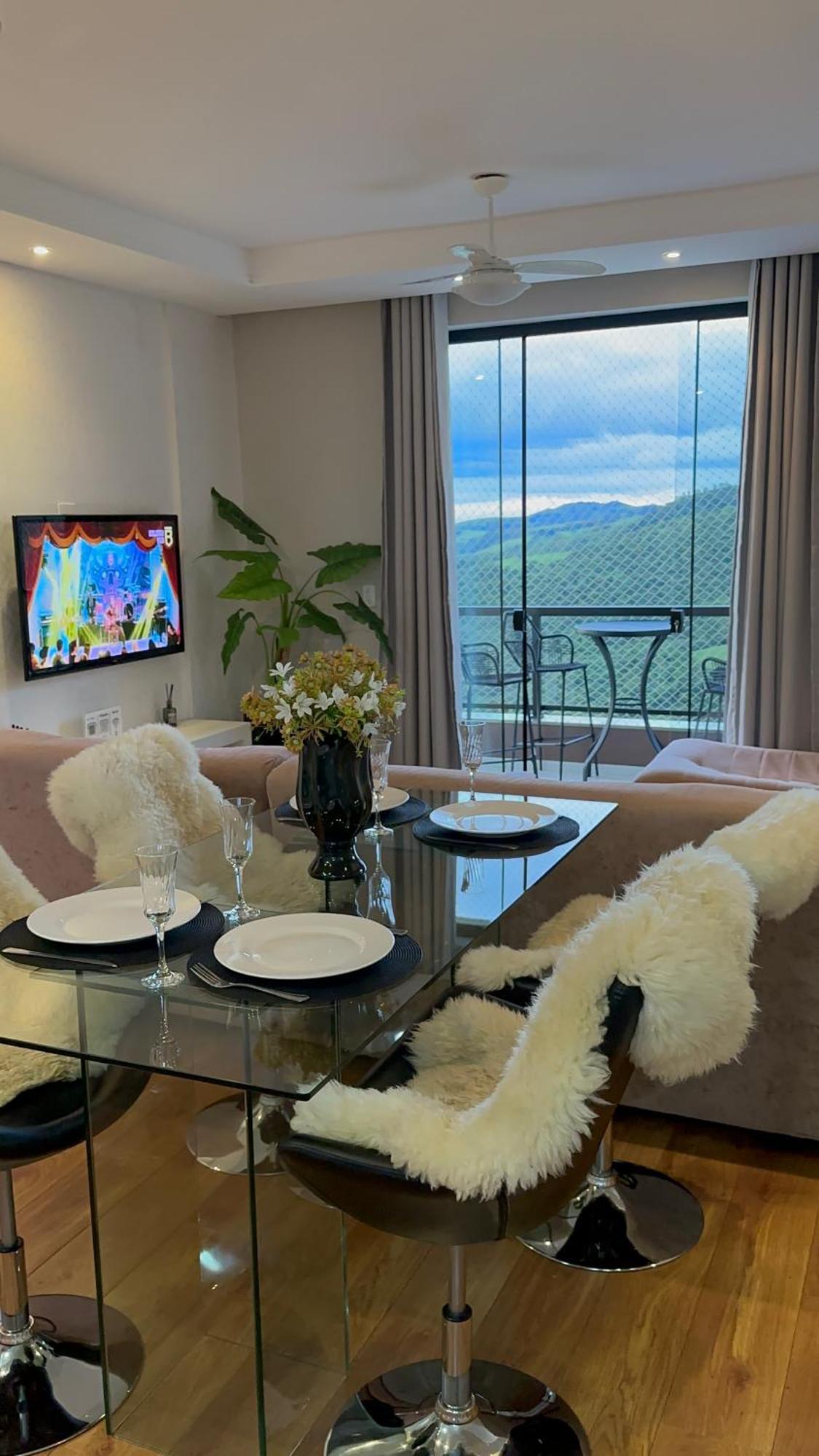 Apartamento A Melhor Vista De Agua De Lindoia Águas de Lindóia Exterior foto